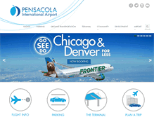 Tablet Screenshot of flypensacola.com